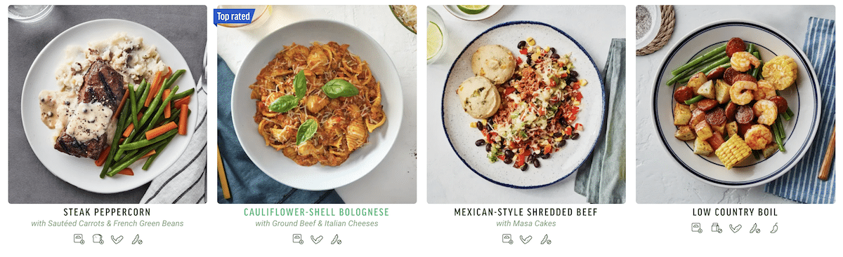 freshly meal examples