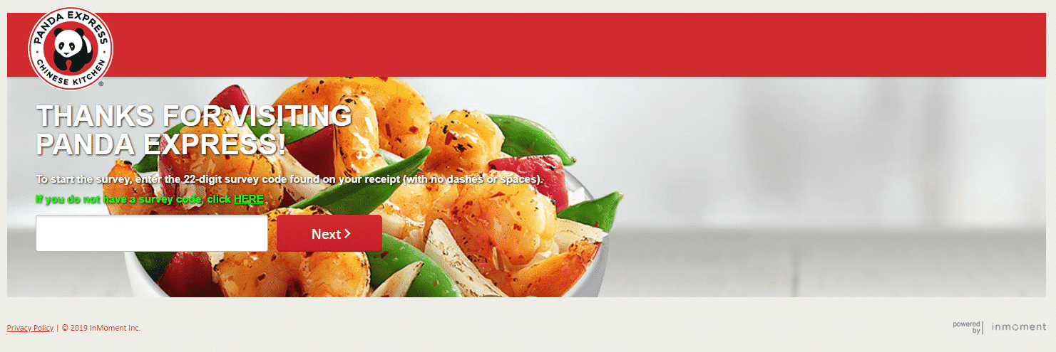 panda express feedback